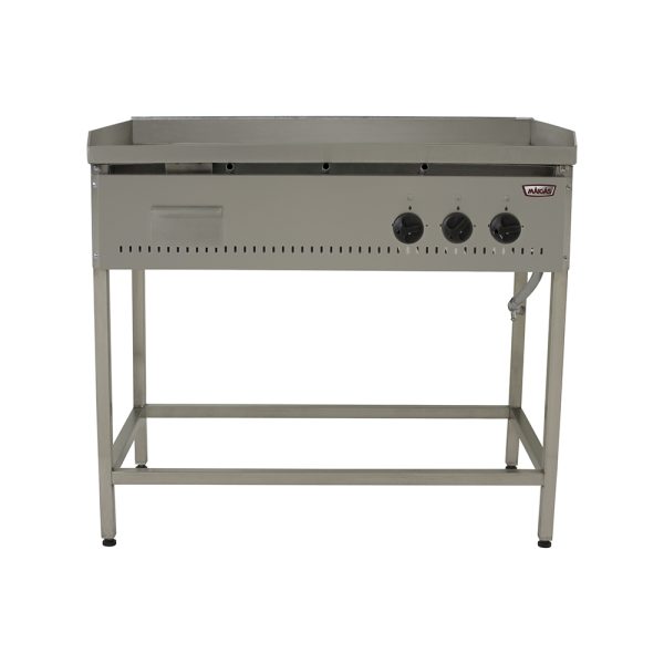 Plancha churrasquera lisa 1000×600 mm - Maigas