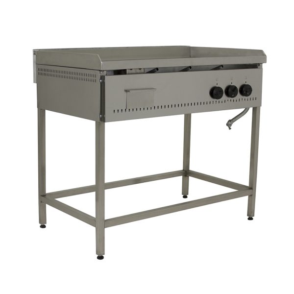 Plancha churrasquera lisa 1000×600 mm - Maigas - Imagen 2
