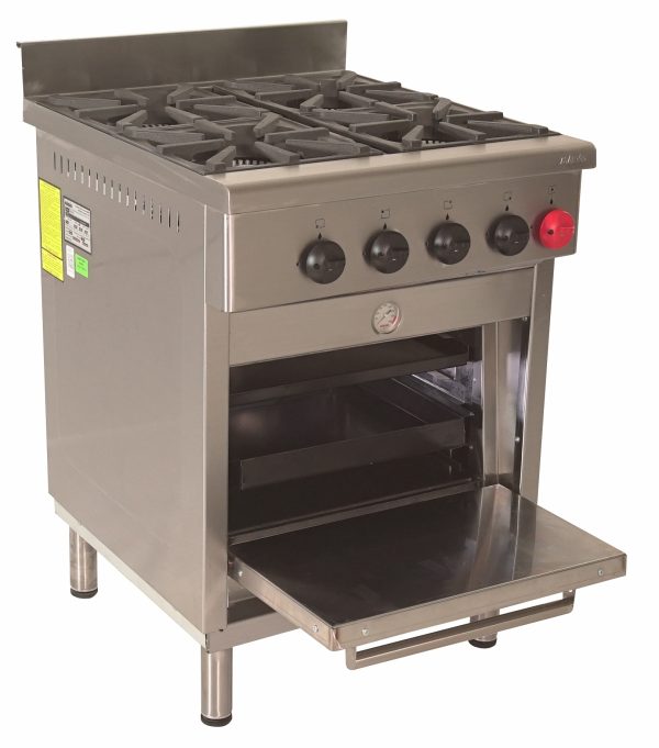 Cocina Industrial 4 Platos 1 Horno - Maigas - Imagen 2