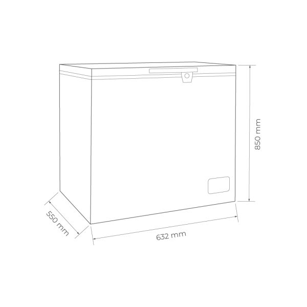 CONGELADOR DUAL Tapa dura 145 Litros - Maigas - Imagen 4