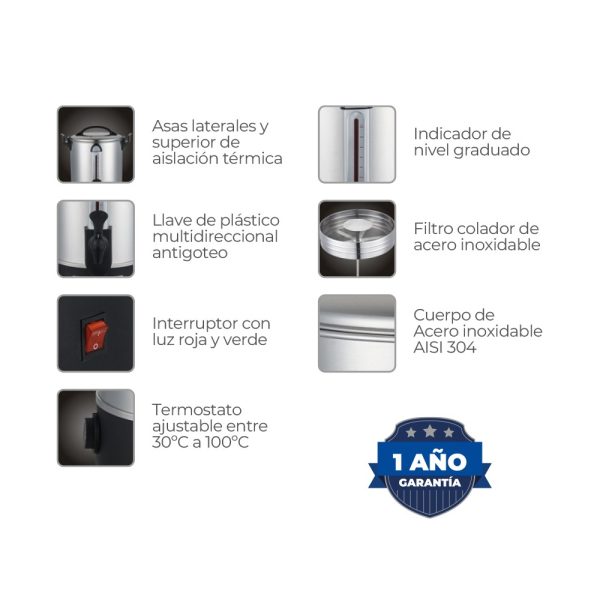 Percolador Profesional 11 Litros - Imagen 2