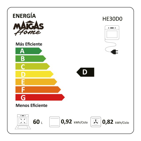 HORNO EMPOTRABLE ELÉCTRICO - Imagen 6